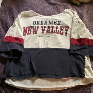 crop top that states dreamer new valley